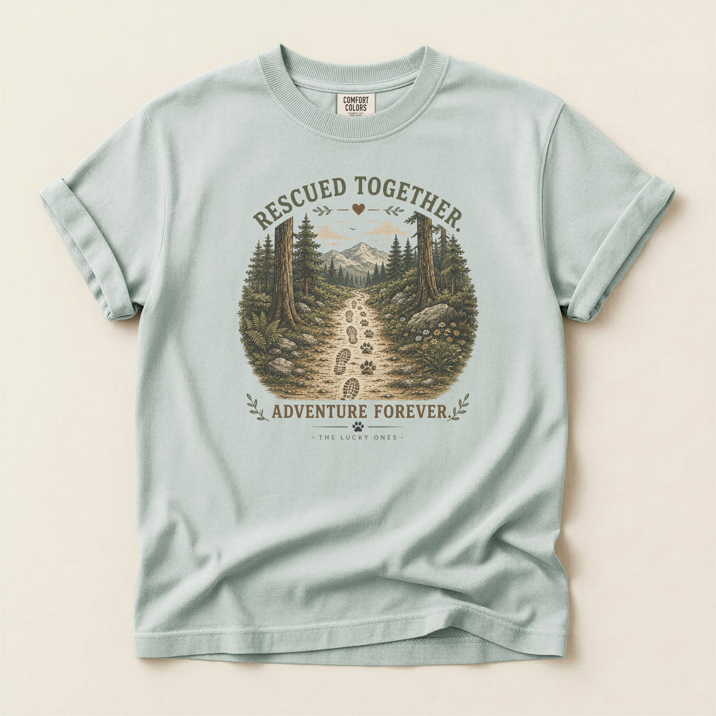Rescued Together Adventure Forever Premium T-Shirt