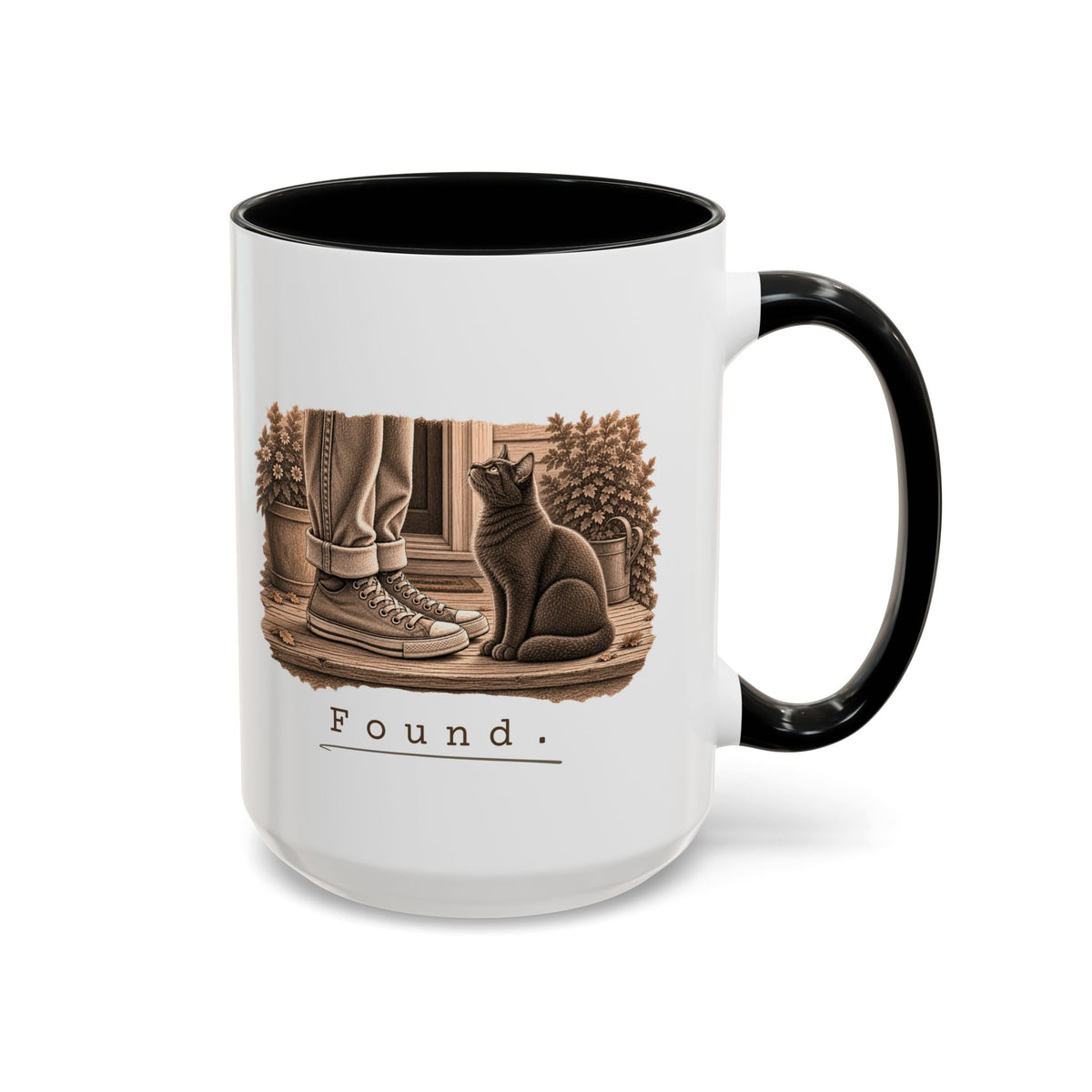 Found. Ceramic Mug (15oz) Cat