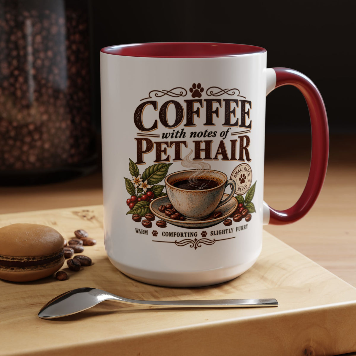 Notes of Pet Hair Ceramic Mug (15oz)