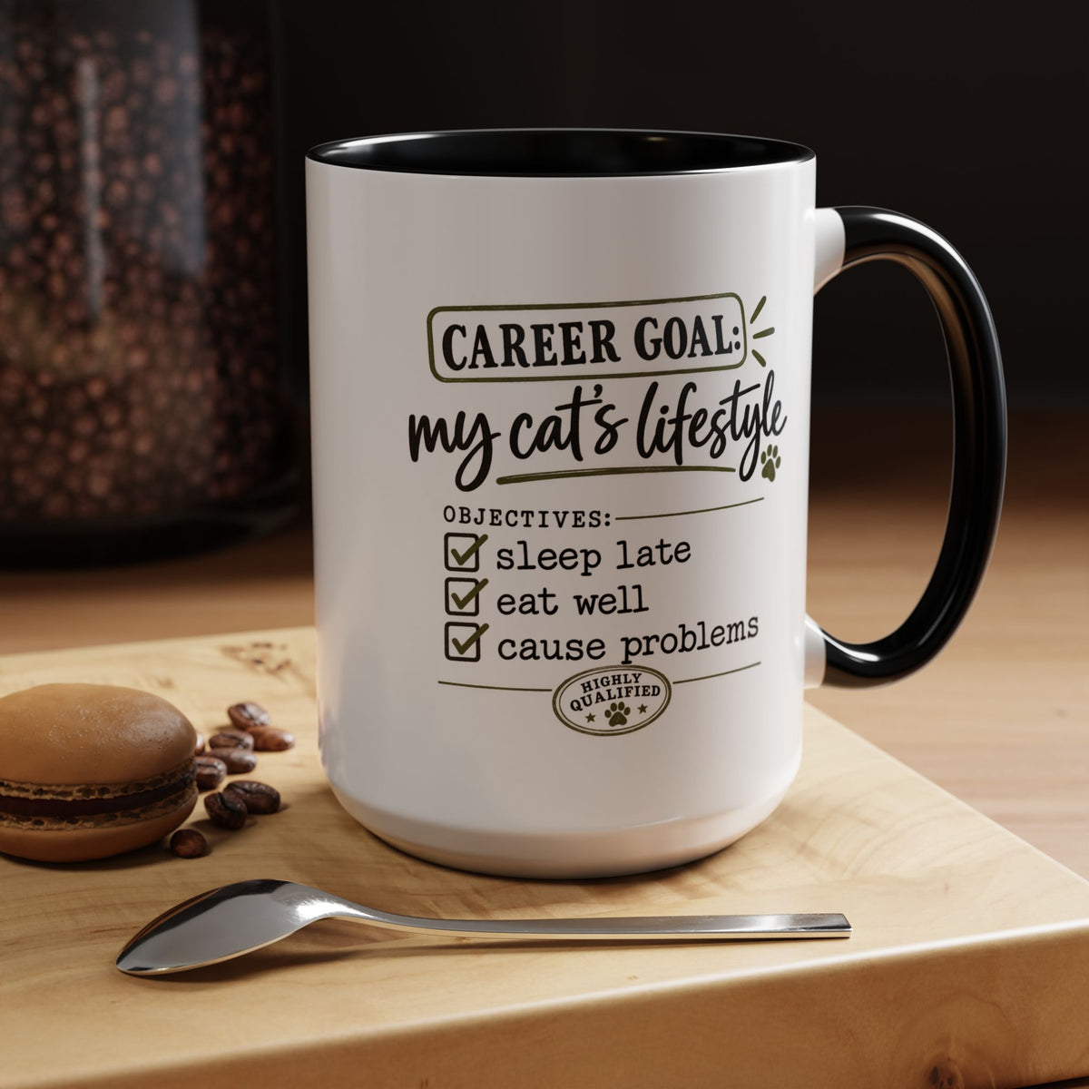 Career Goal Ceramic Mug (15oz)
