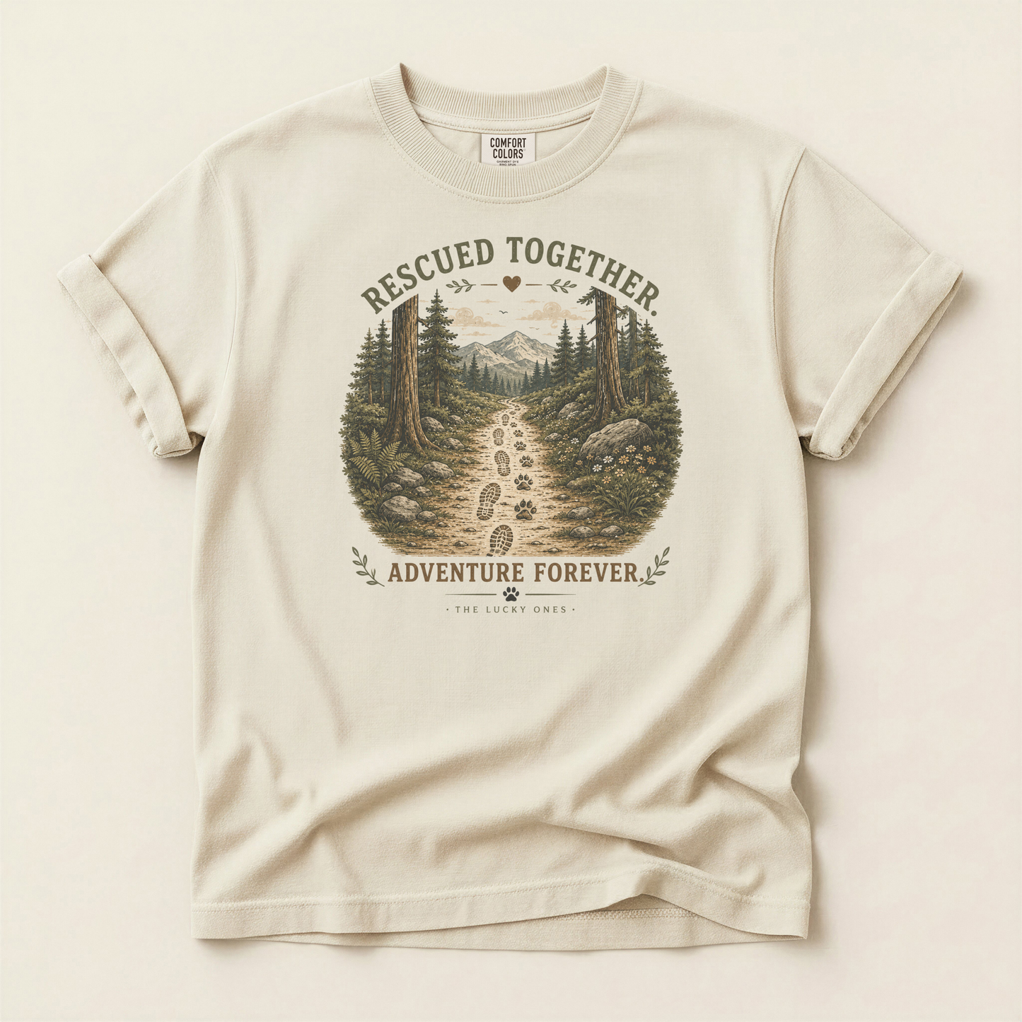 Rescued Together Adventure Forever Premium T-Shirt