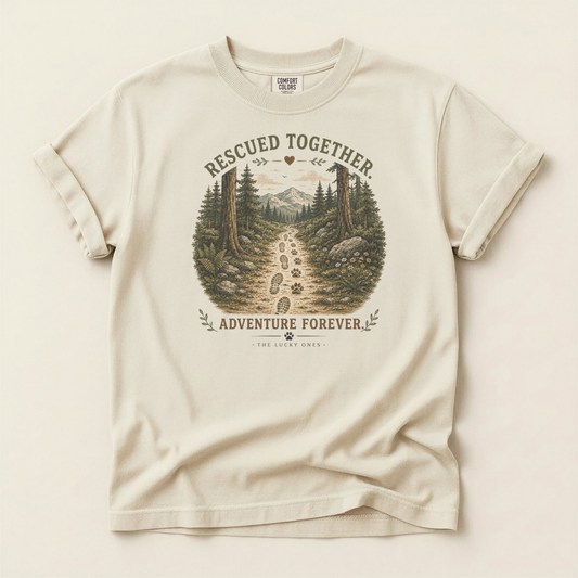 Rescued Together Adventure Forever Premium T-Shirt