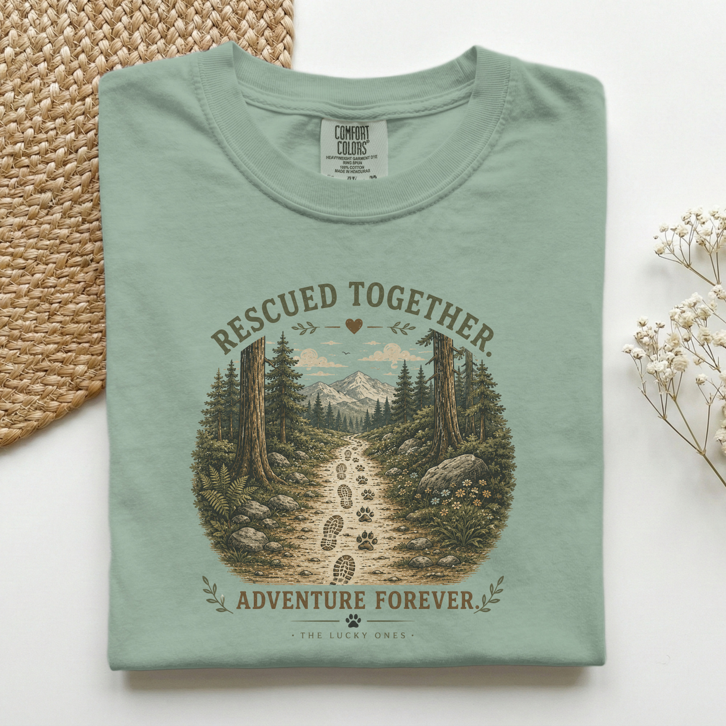 Rescued Together Adventure Forever Premium T-Shirt