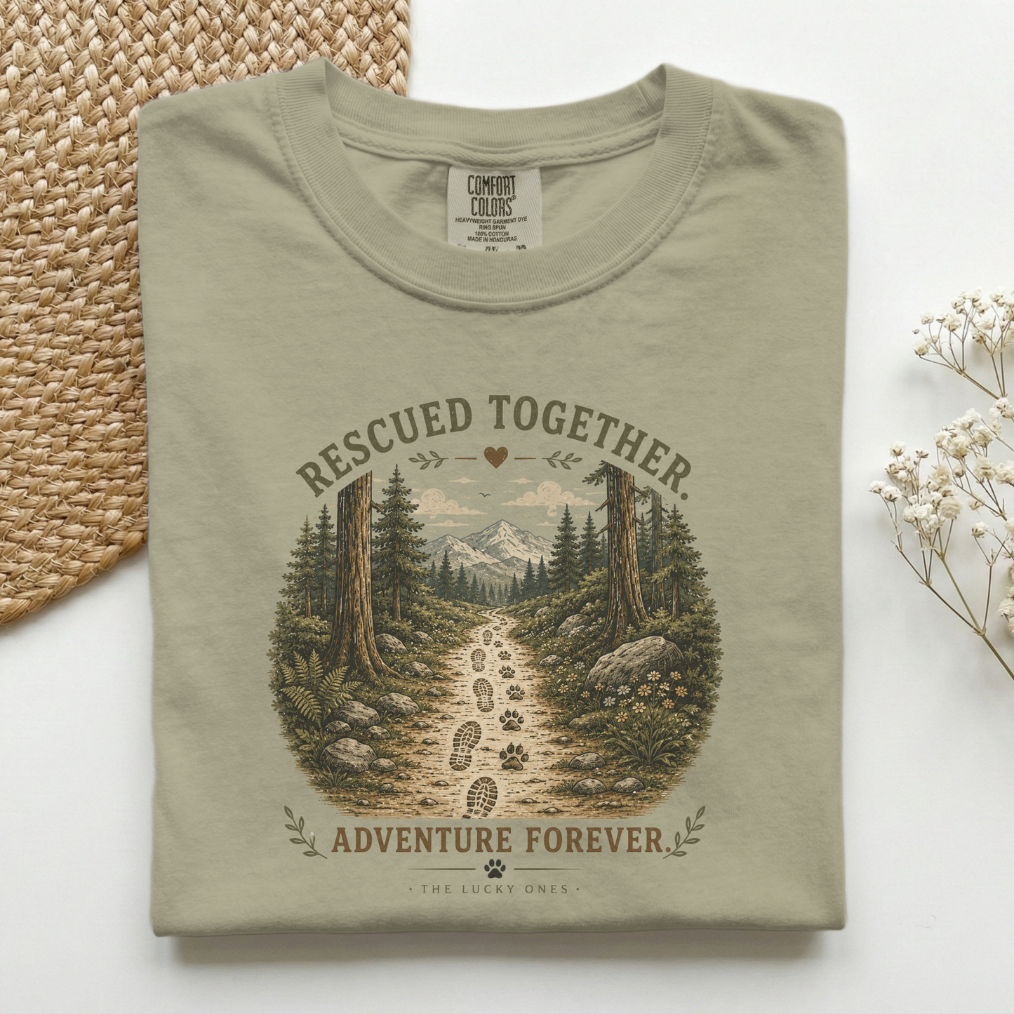 Rescued Together Adventure Forever Premium T-Shirt