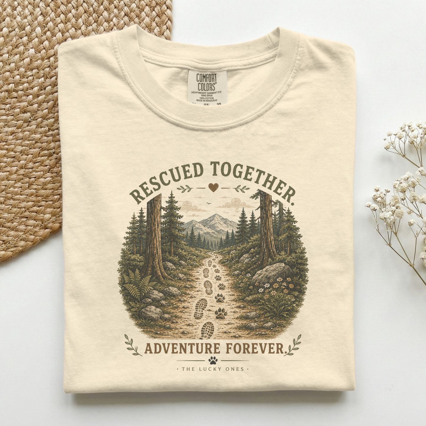 Rescued Together Adventure Forever Premium T-Shirt