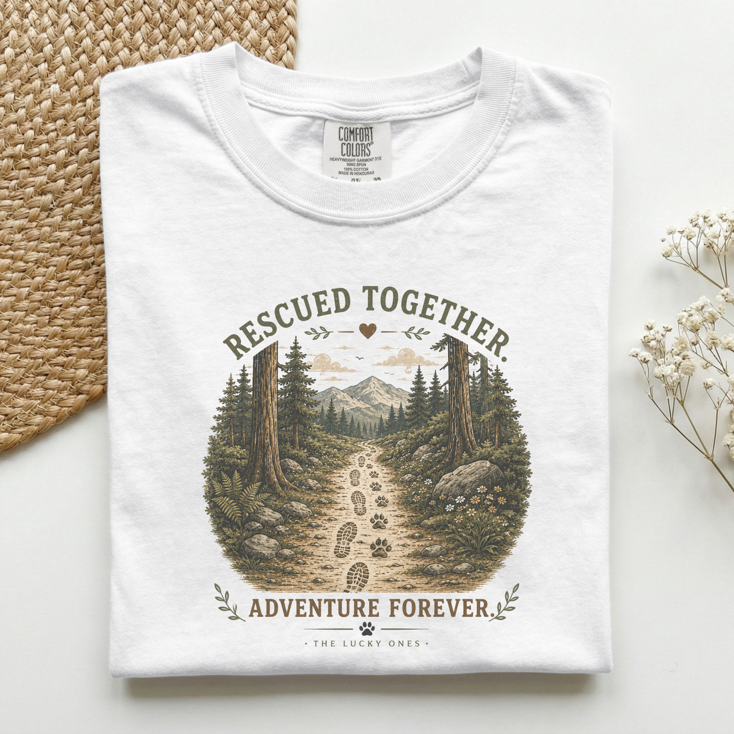 Rescued Together Adventure Forever Premium T-Shirt
