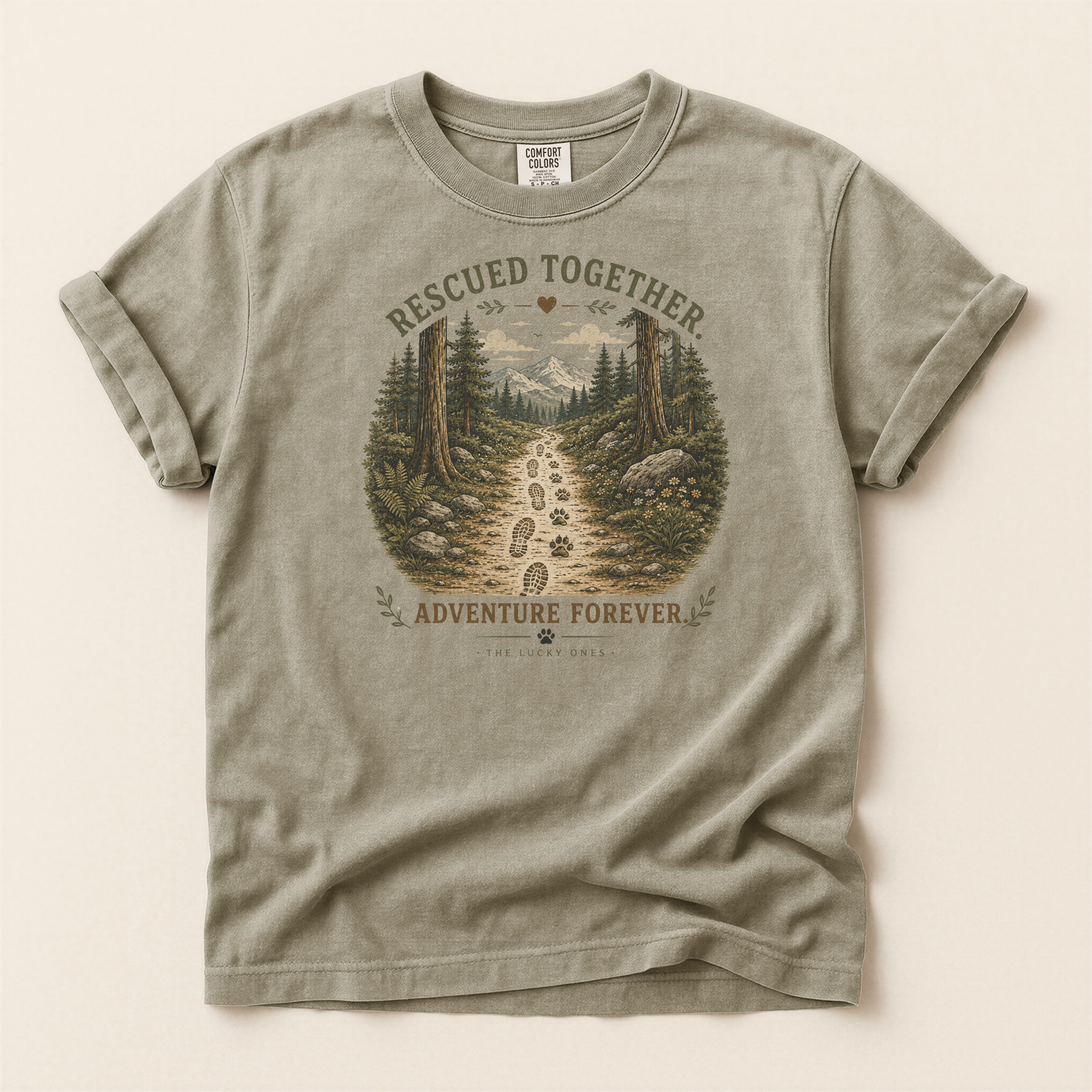 Rescued Together Adventure Forever Premium T-Shirt