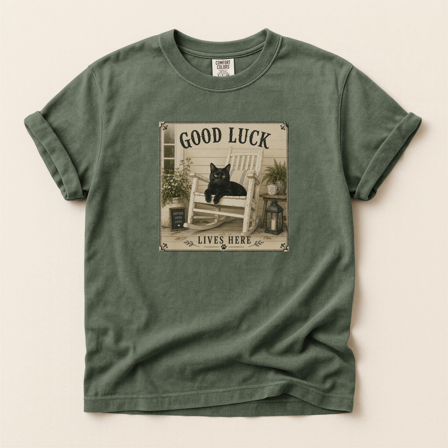 Good Luck Lives Here Premium T-Shirt