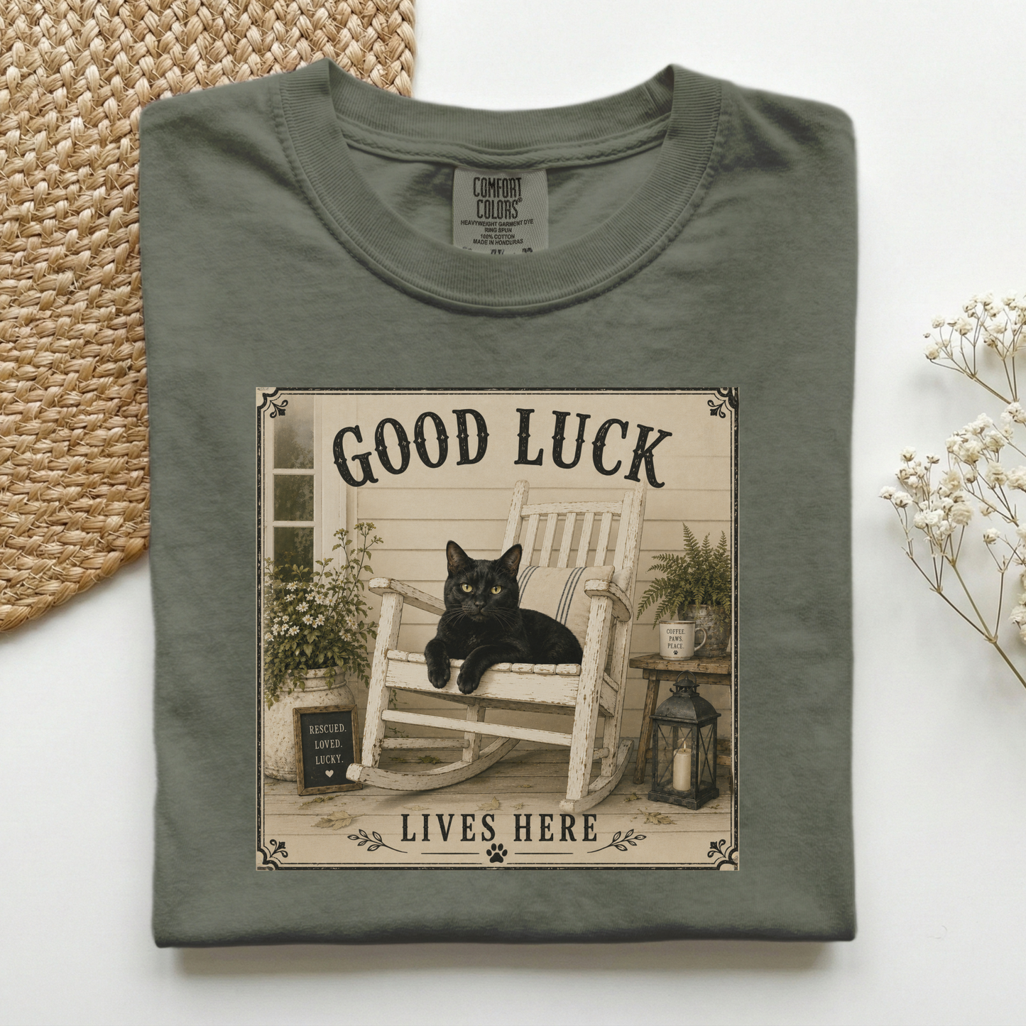 Good Luck Lives Here Premium T-Shirt