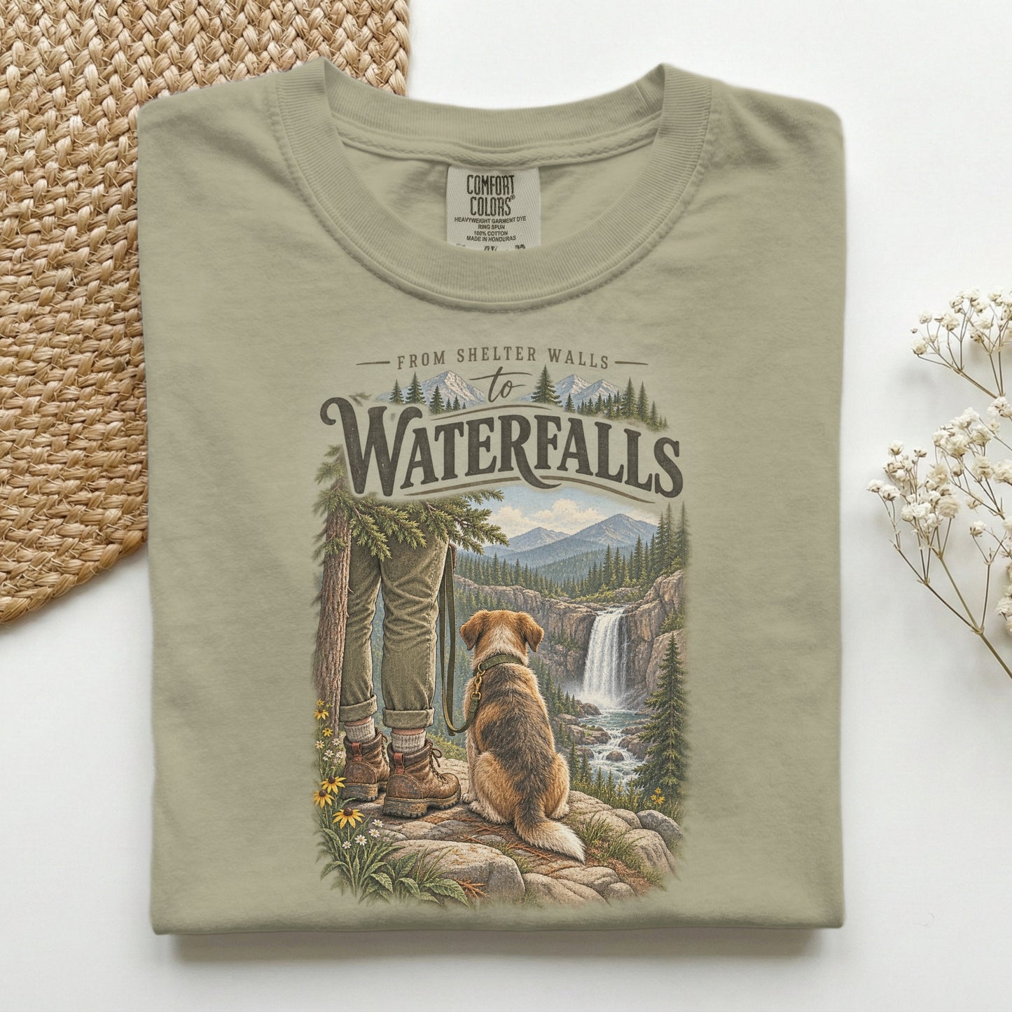 Shelter Walls to Waterfalls Premium Tee