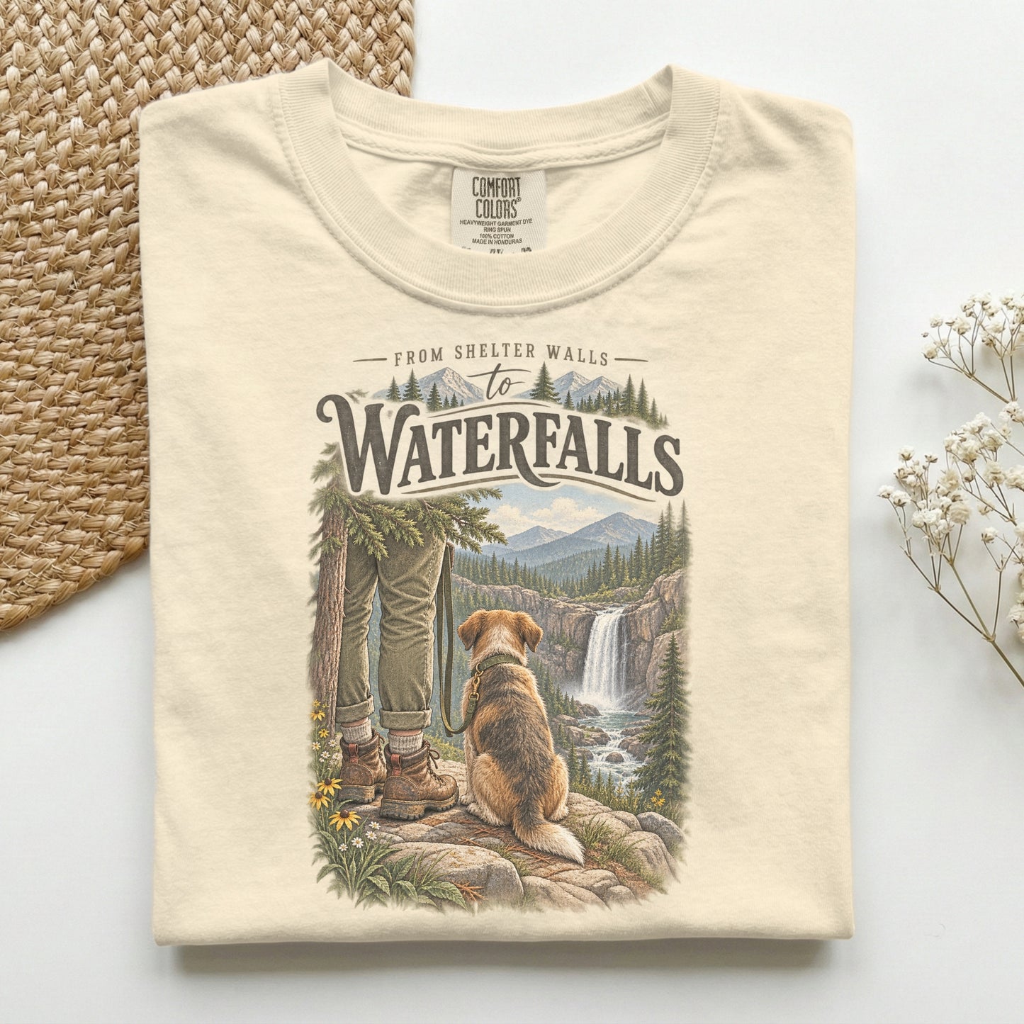 Shelter Walls to Waterfalls Premium Tee