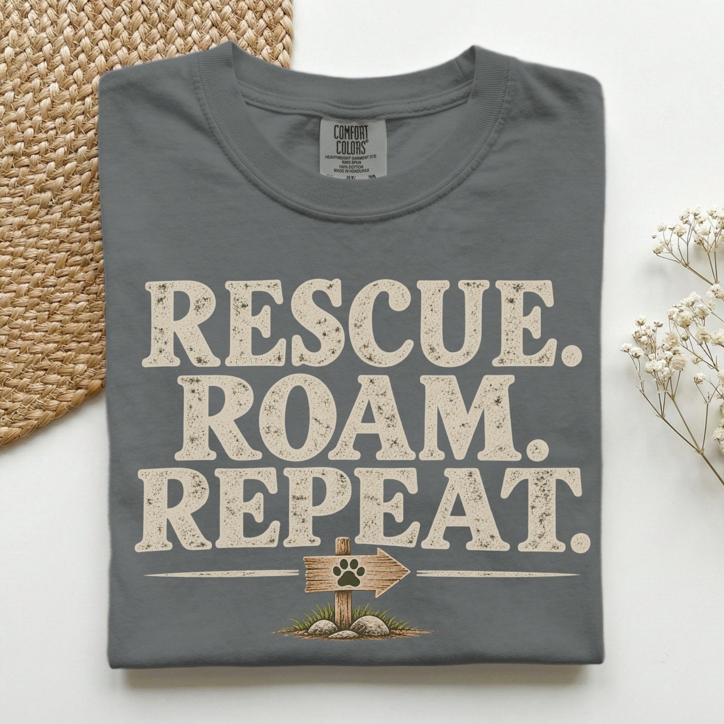 Rescue Roam Repeat Premium Tee