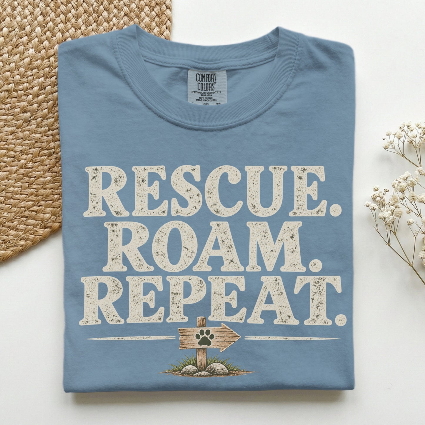 Rescue Roam Repeat Premium Tee