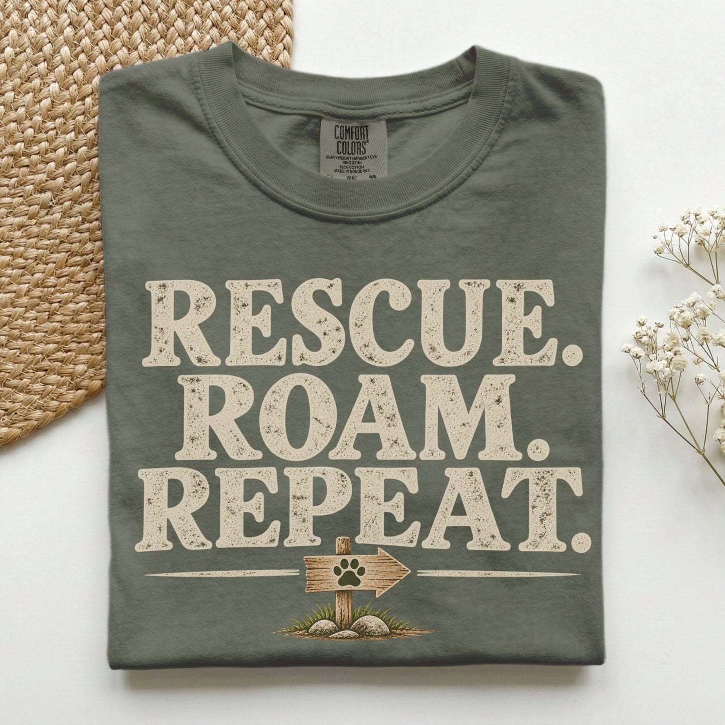 Rescue Roam Repeat Premium Tee