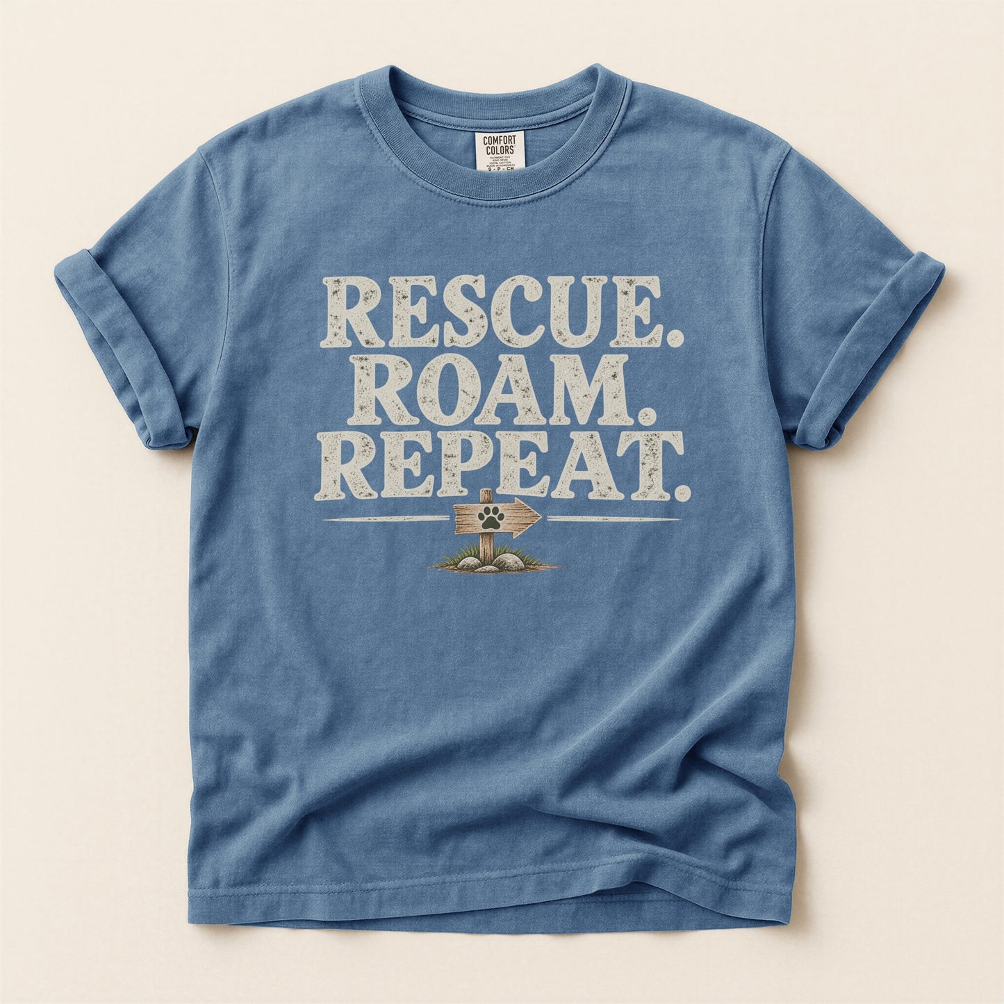 Rescue Roam Repeat Premium Tee