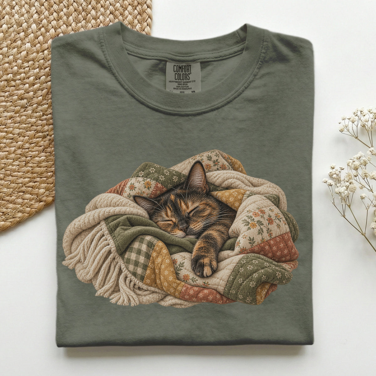 A Tortie and her Blankie Premium Tee
