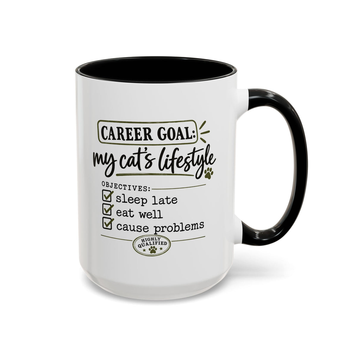 Career Goal Ceramic Mug (15oz)