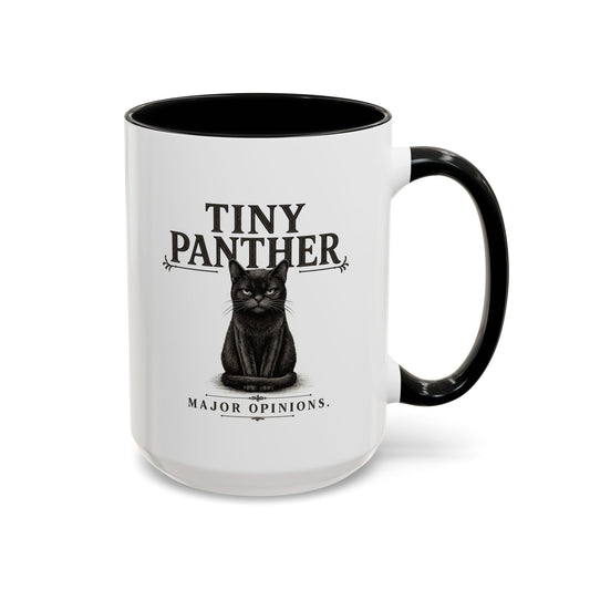 Tiny Panther Ceramic Mug (15oz)